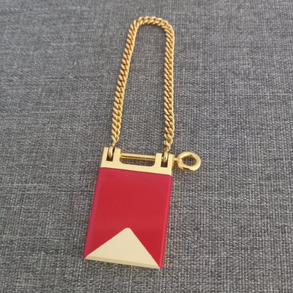 Gucci Art Deco Style Keyring/Bag Charm